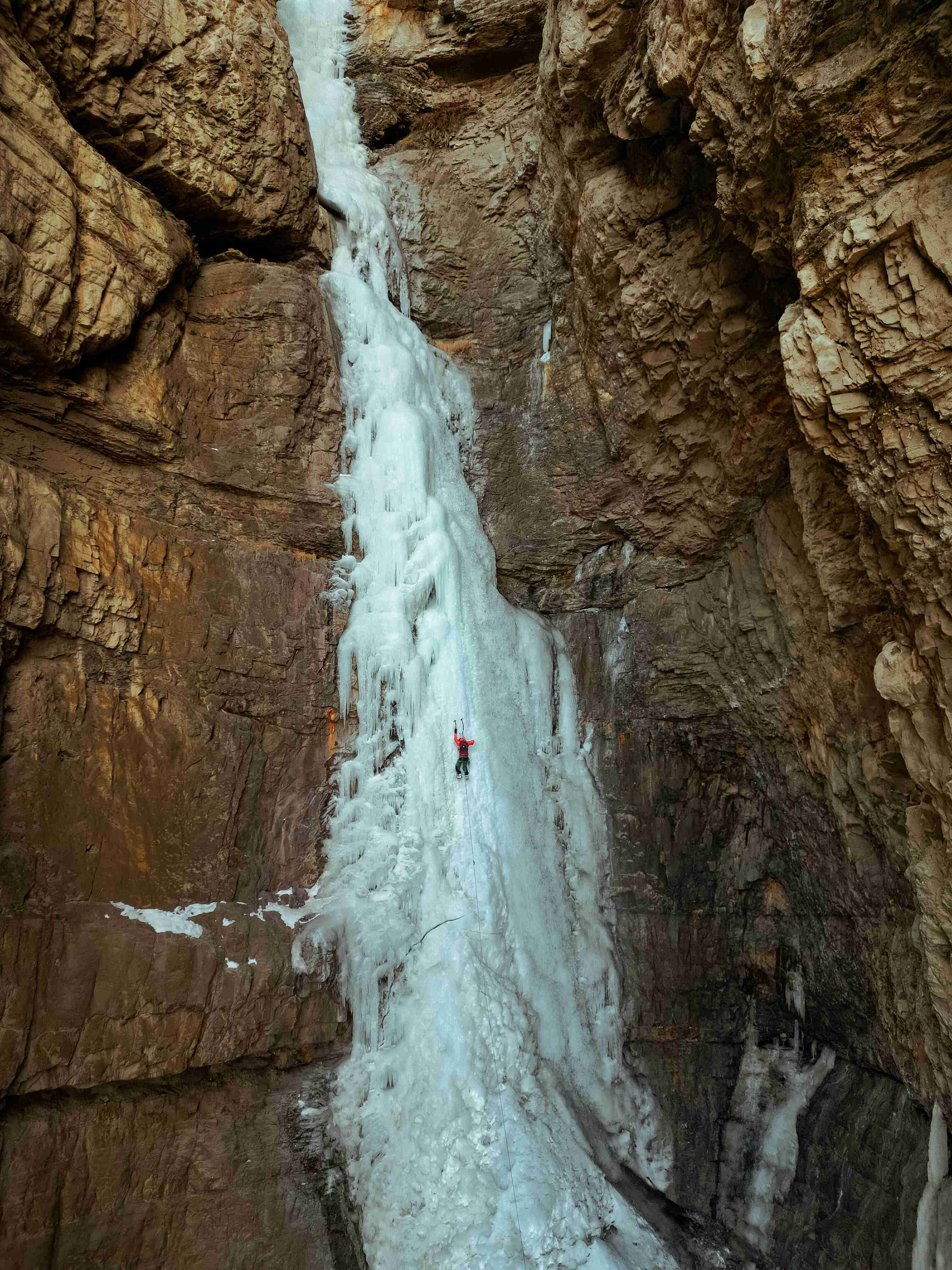 Snow-covered mountain terrain in Spiti Valley, challenging for climbers